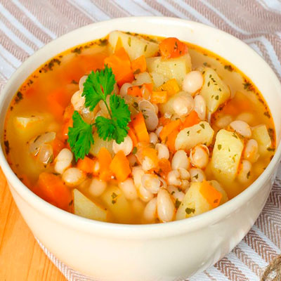 Суп Картофельный с Бобовыми